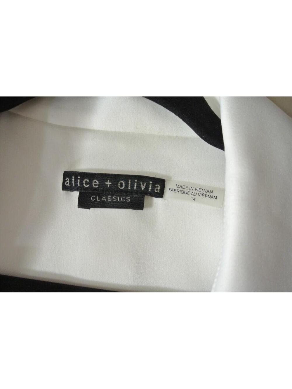 NEW, Alice + Olivia Fitted Blazer in Off White Sz 14 #SJ2245 - Picture 9 of 13